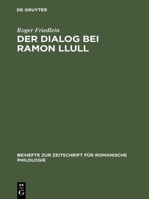 cover image of Der Dialog bei Ramon Llull